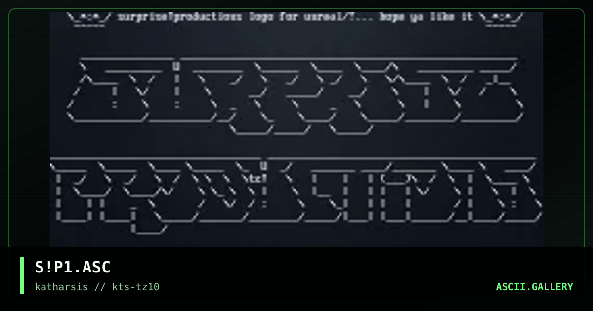 S!P1.ASC, by tinyz, 1994