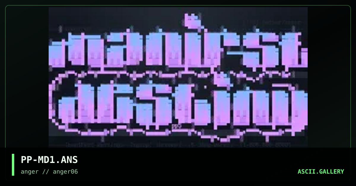 manifest destiny font., by pixel pusher, 1996