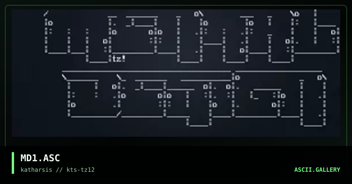 MD1.ASC, by tinyz, 1994