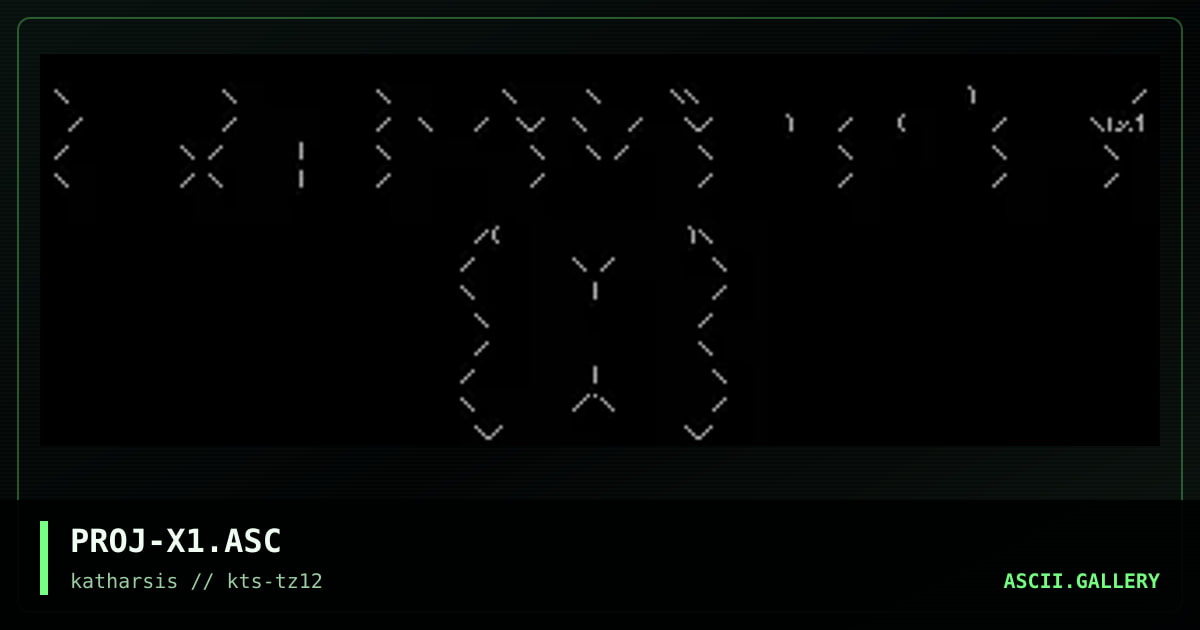 PROJ-X1.ASC, by tinyz, 1994