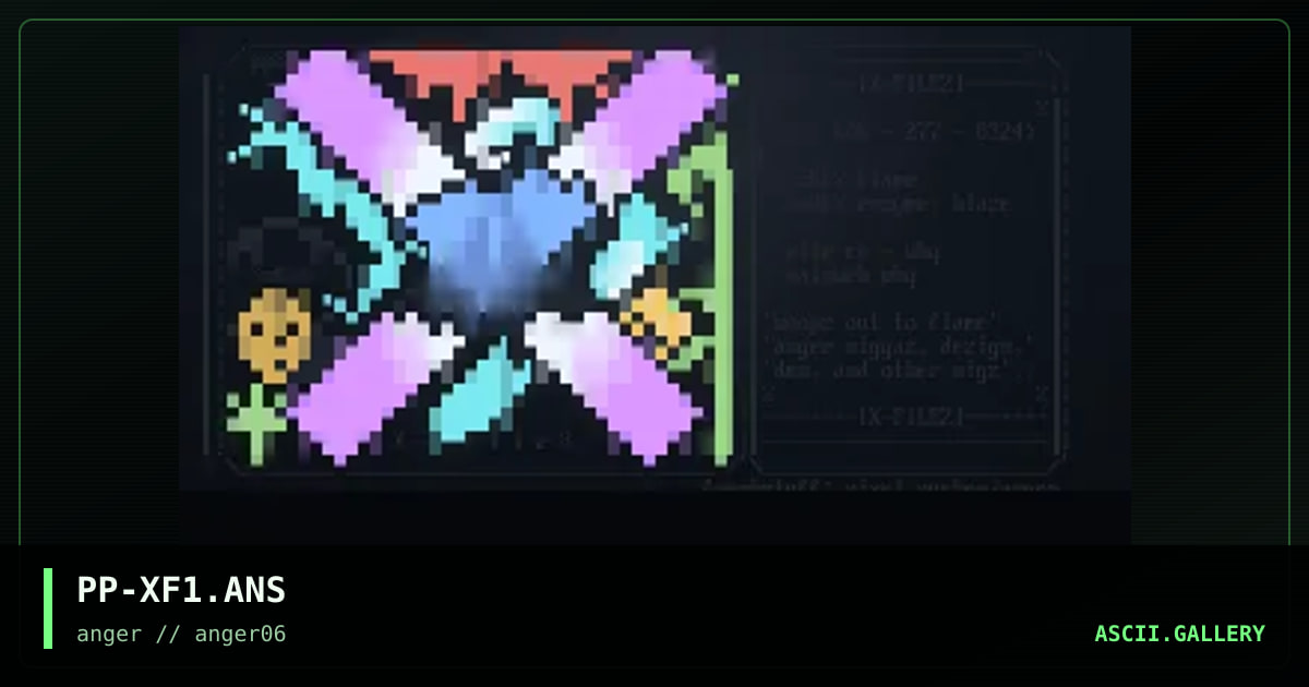 x-filez add..nig, by pixel pusher, 1996