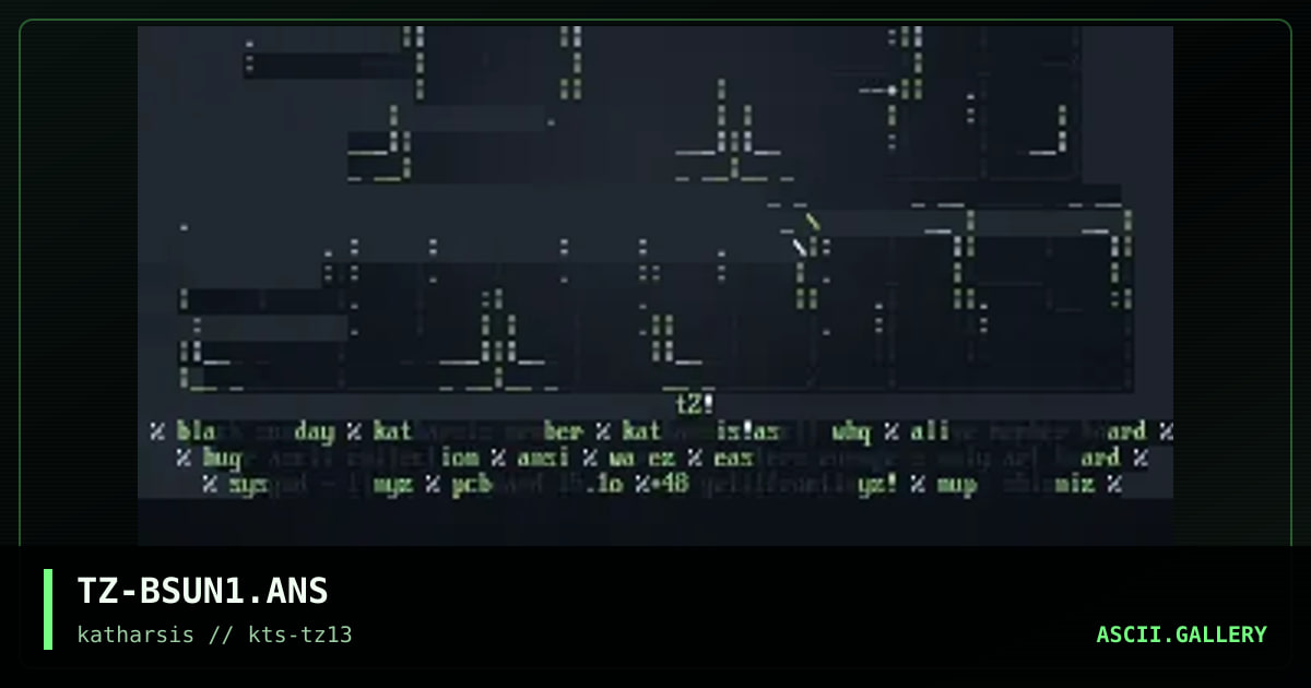 TZ-BSUN1.ANS, by tinyz, 1994