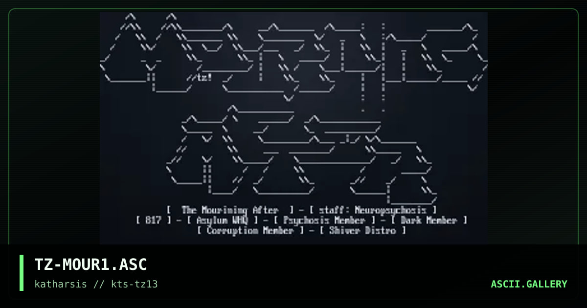 TZ-MOUR1.ASC, by tinyz, 1994