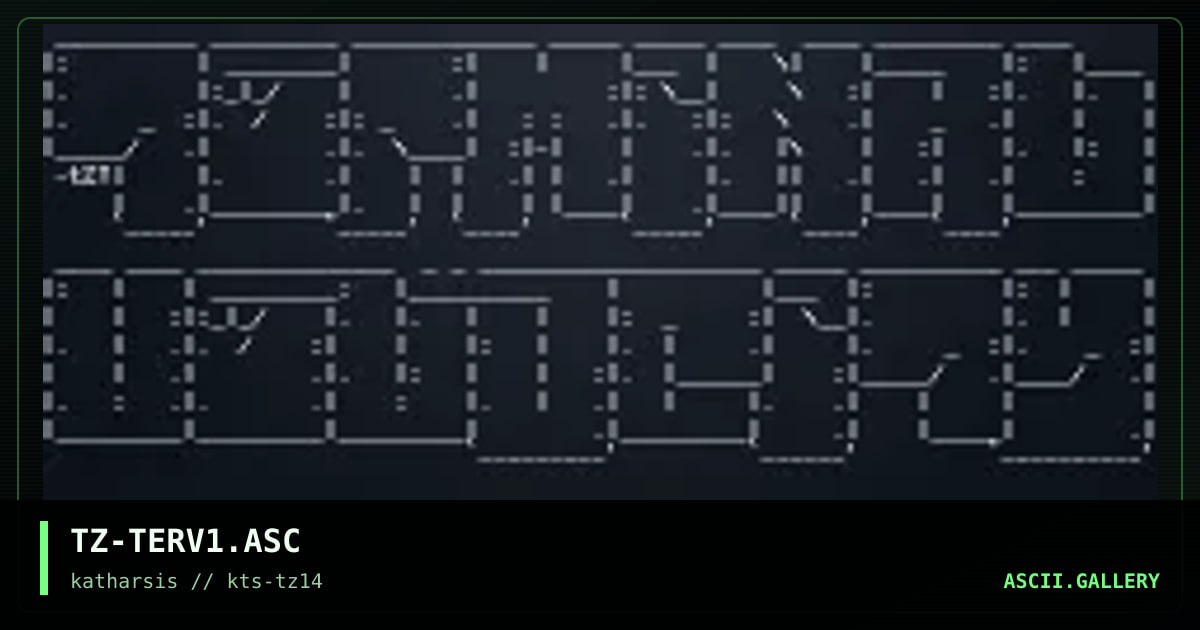 TZ-TERV1.ASC, by tinyz, 1994