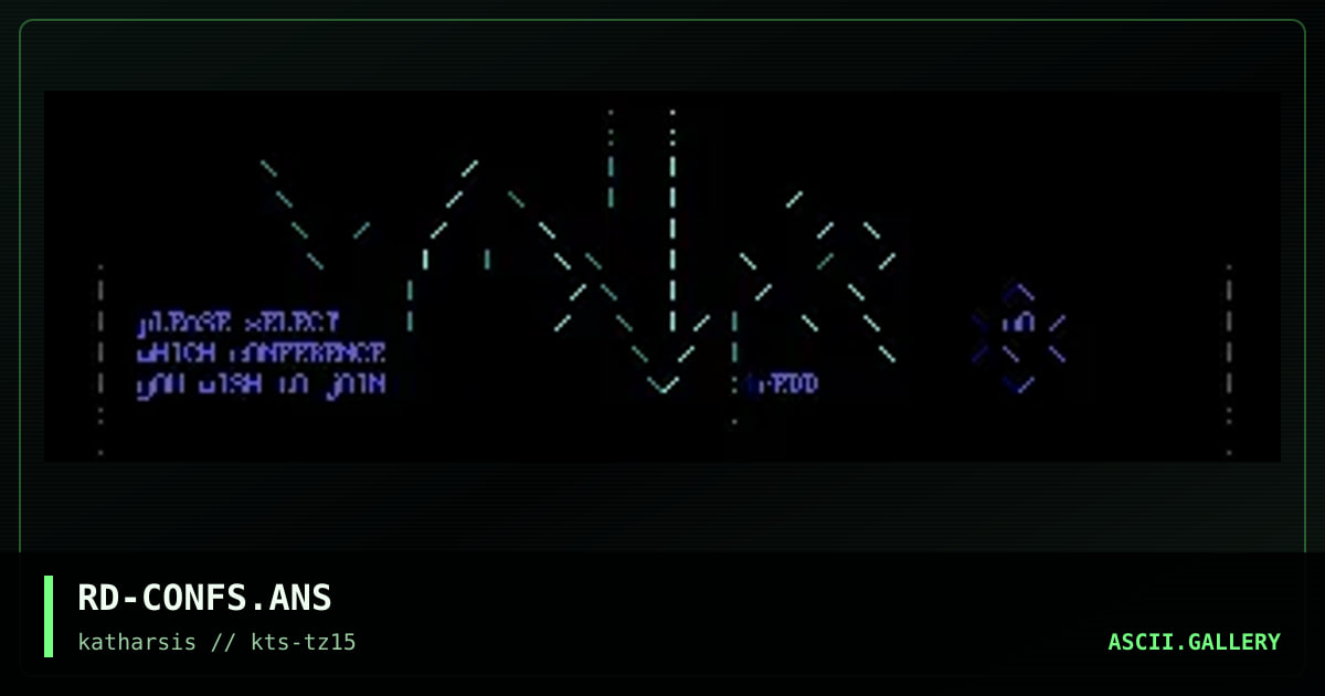 RD-CONFS.ANS, by redd, 1994