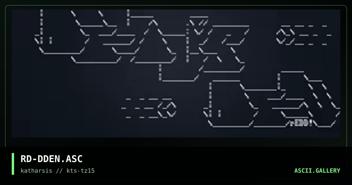 RD-DDEN.ASC, by redd, 1994