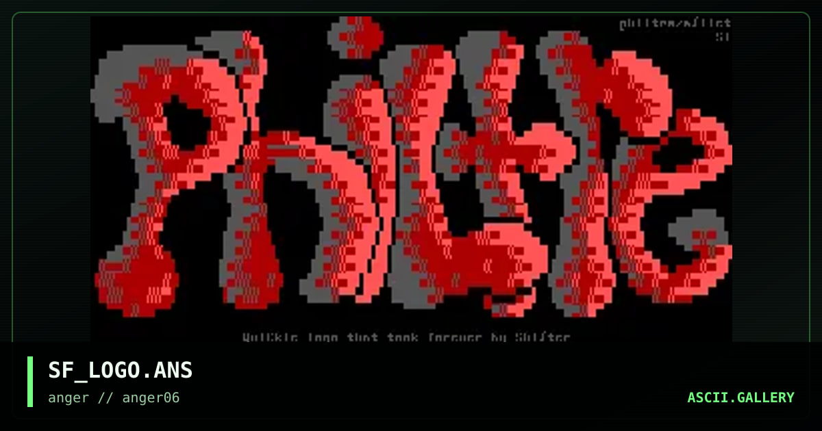 old philtre logo., by shifter, 1996