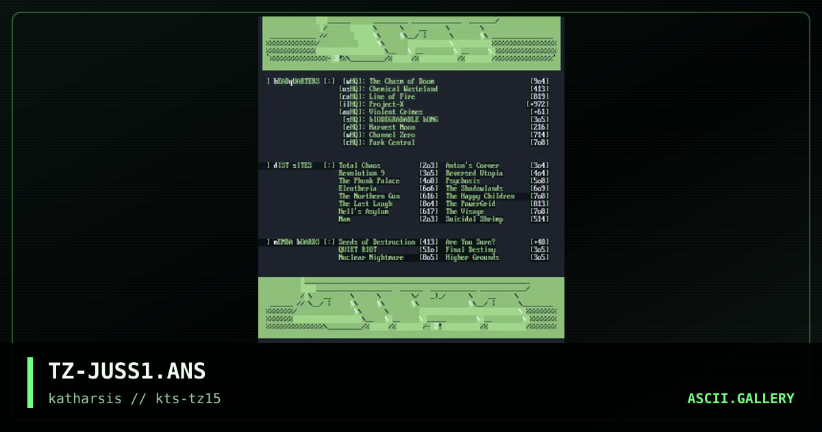 TZ-JUSS1.ANS, by tinyz, 1994