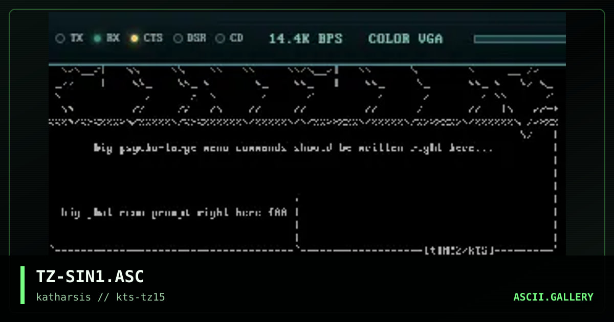 TZ-SIN1.ASC, by tinyz, 1994