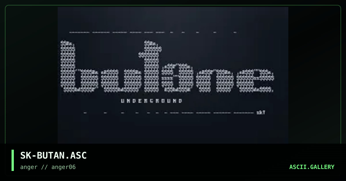 butane underground add.., by seeker, 1996