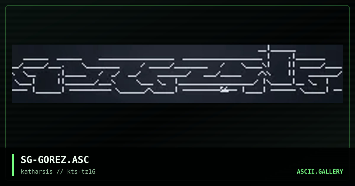 SG-GOREZ.ASC, by shock-g, 1994