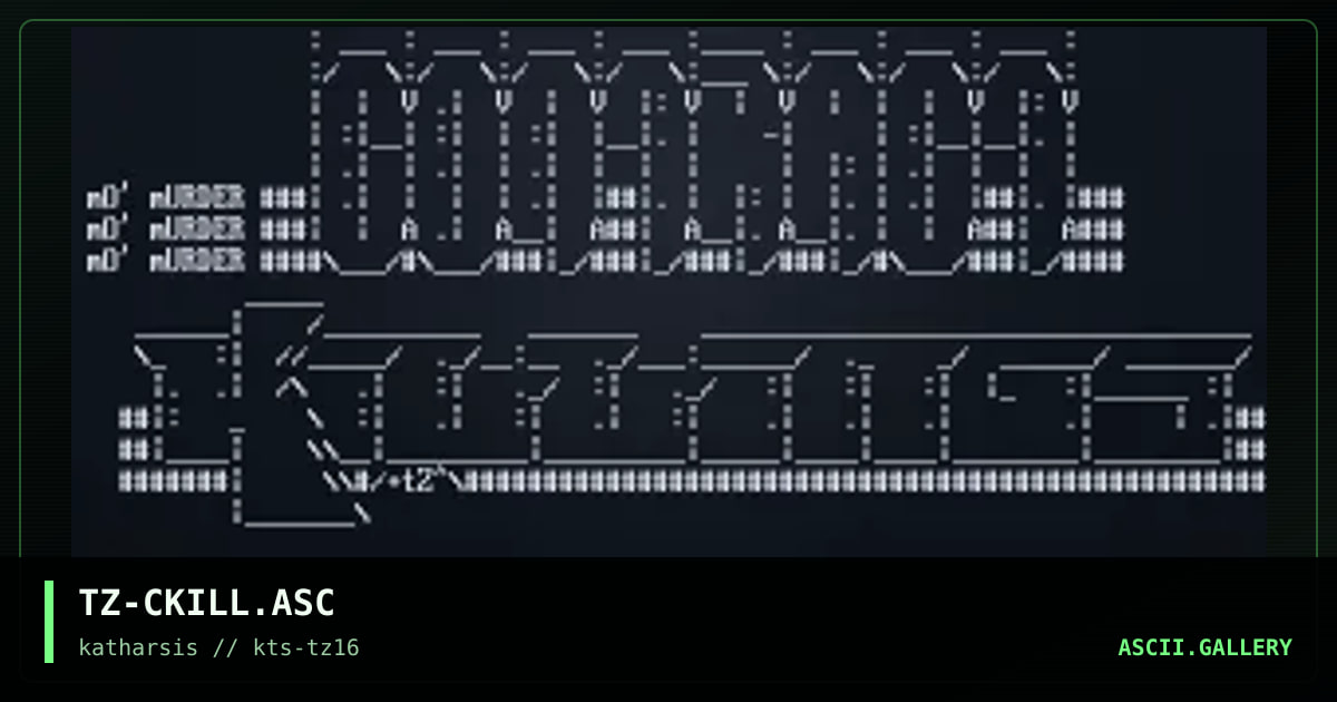 TZ-CKILL.ASC, by tinyz, 1994