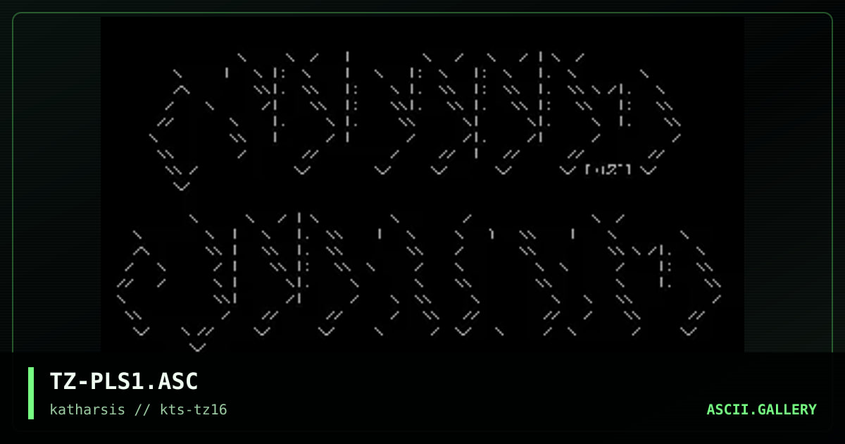 TZ-PLS1.ASC, by tinyz, 1994