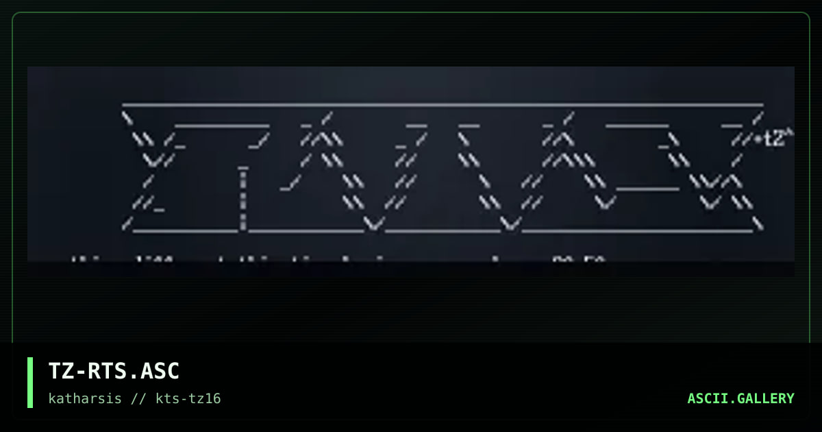 TZ-RTS.ASC, by tinyz, 1994