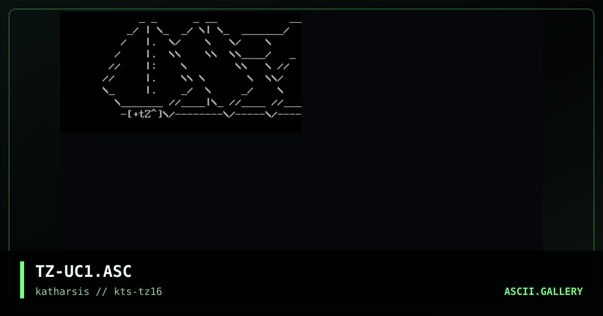 TZ-UC1.ASC, by tinyz, 1994