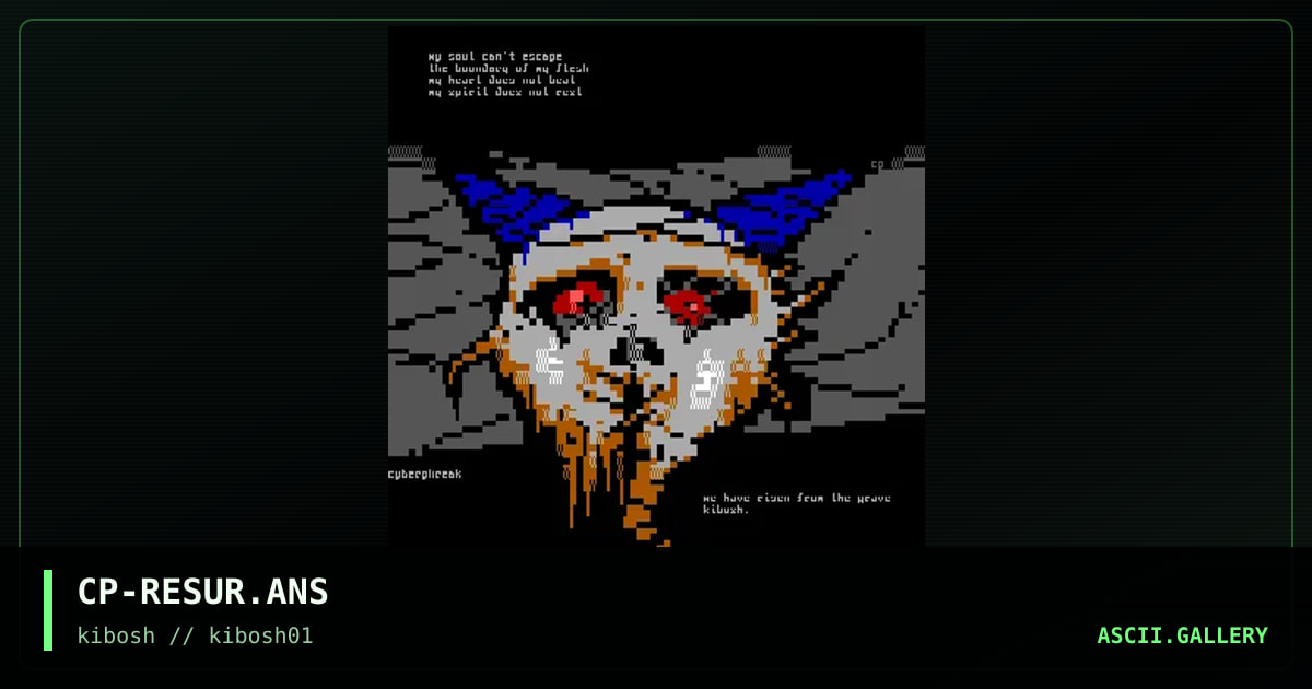 resurrrection, by cyberphreak, 1999
