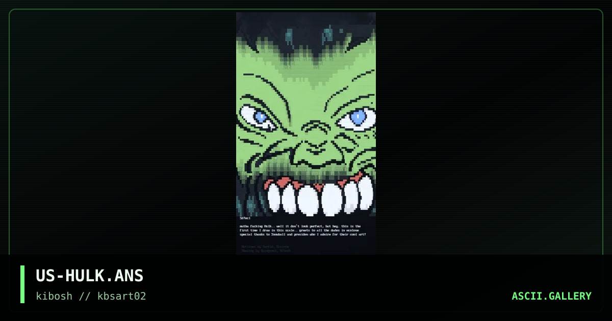 Hulk!@, by dyingsoul, sordid, 1999
