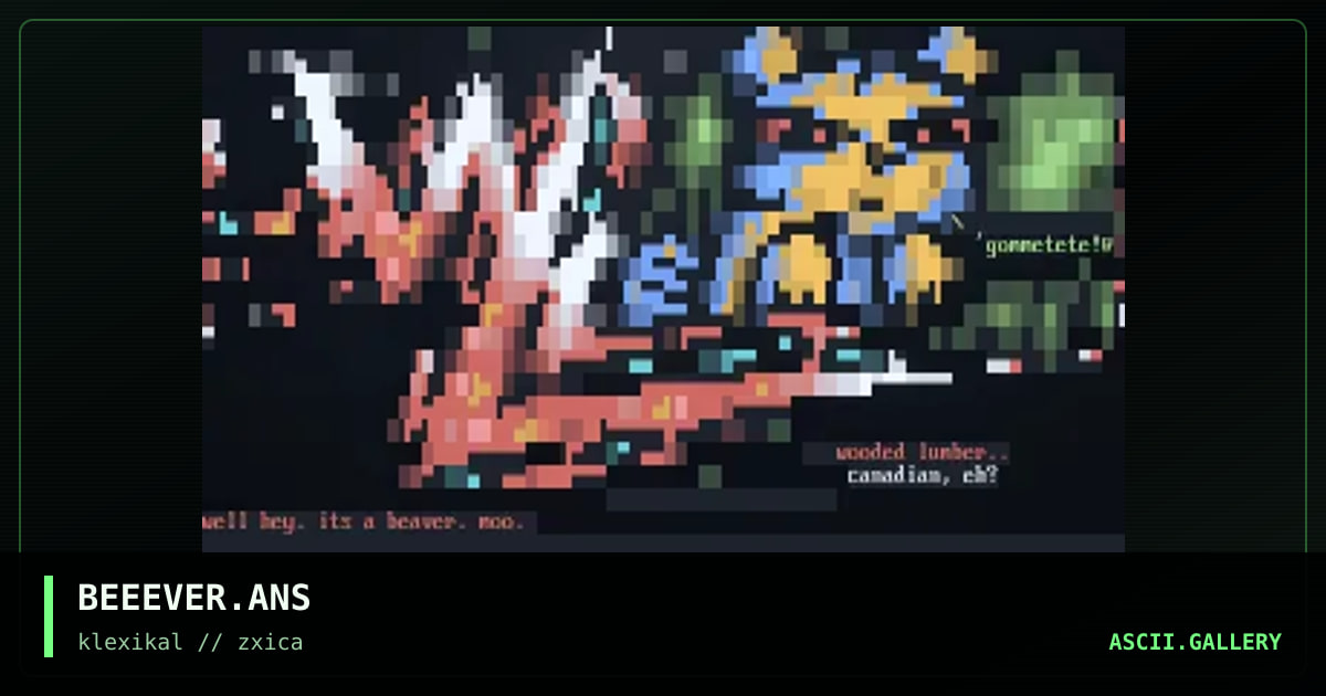 BEEEVER.ANS, by dieznyik, 1996