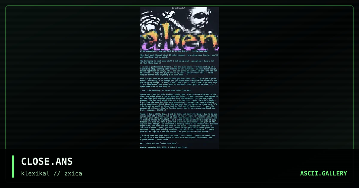 CLOSE.ANS, by dieznyik, 1996