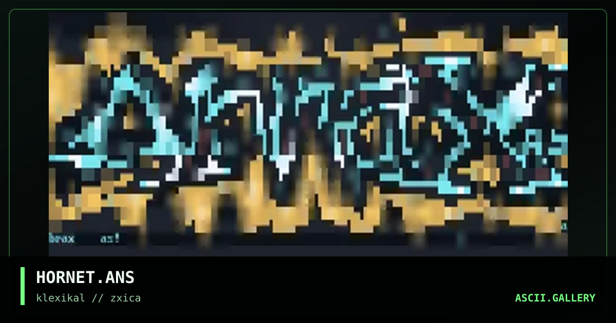 HORNET.ANS, by dieznyik, 1996