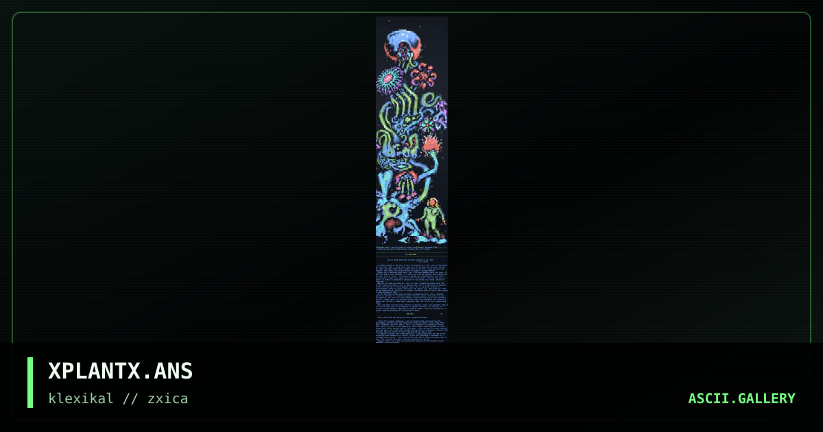 XPLANTX.ANS, by dieznyik, 1996