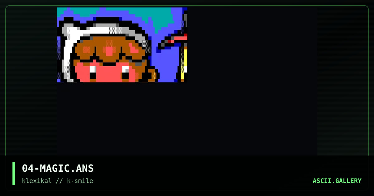 04-MAGIC.ANS, by dr shizuma, 1999