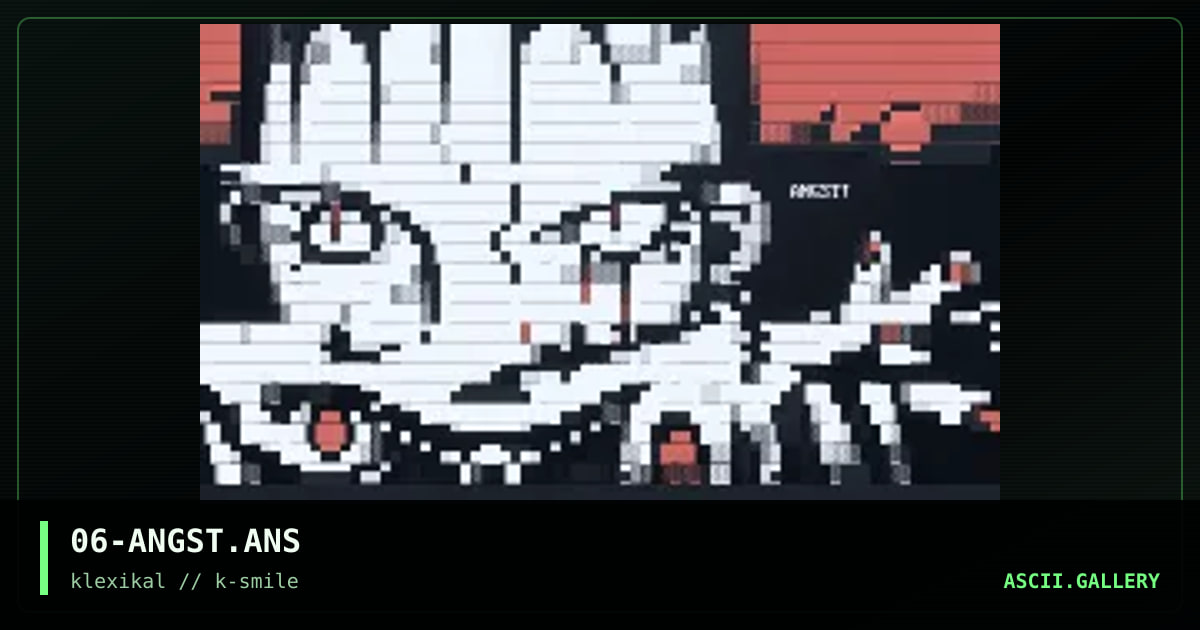 06-ANGST.ANS, by dr shizuma, 1999