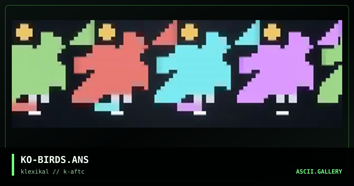KO-BIRDS.ANS, by konami, 2002