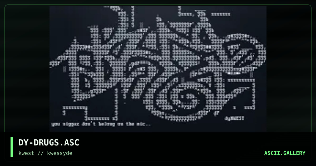 DY-DRUGS.ASC, by discyple, 1997