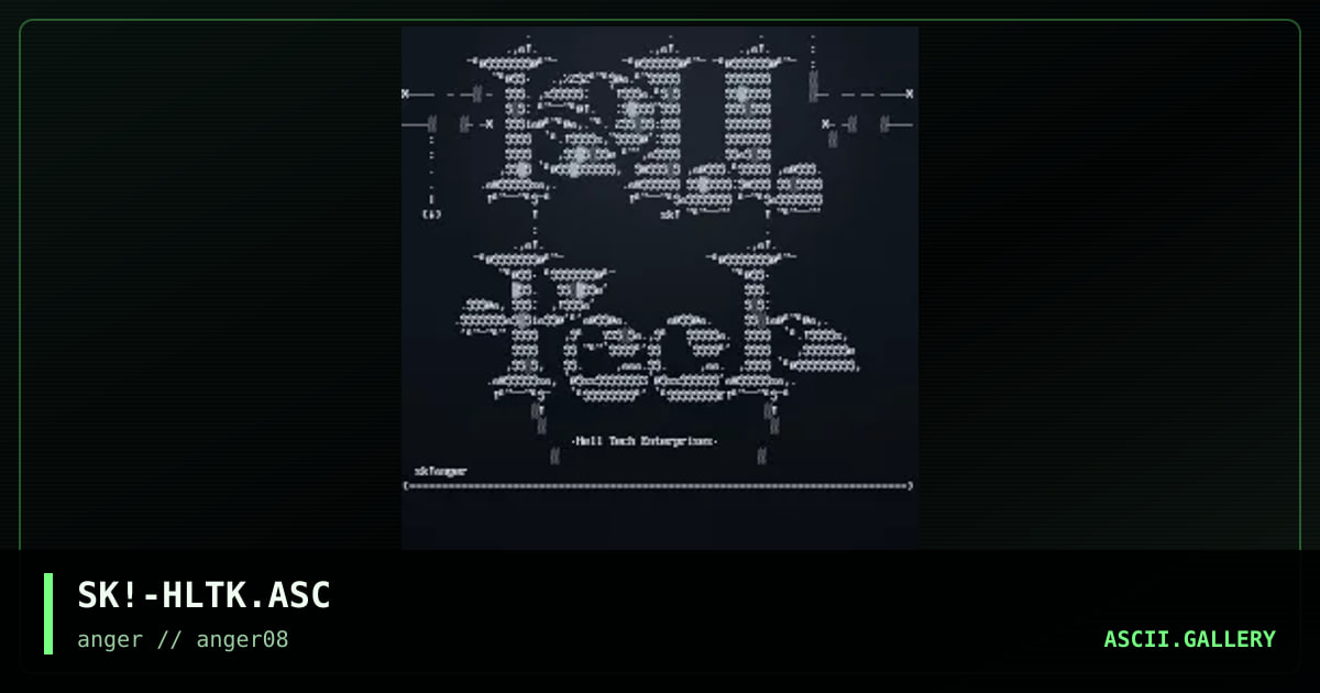 Hell Tech Ent., by seeker, 1996