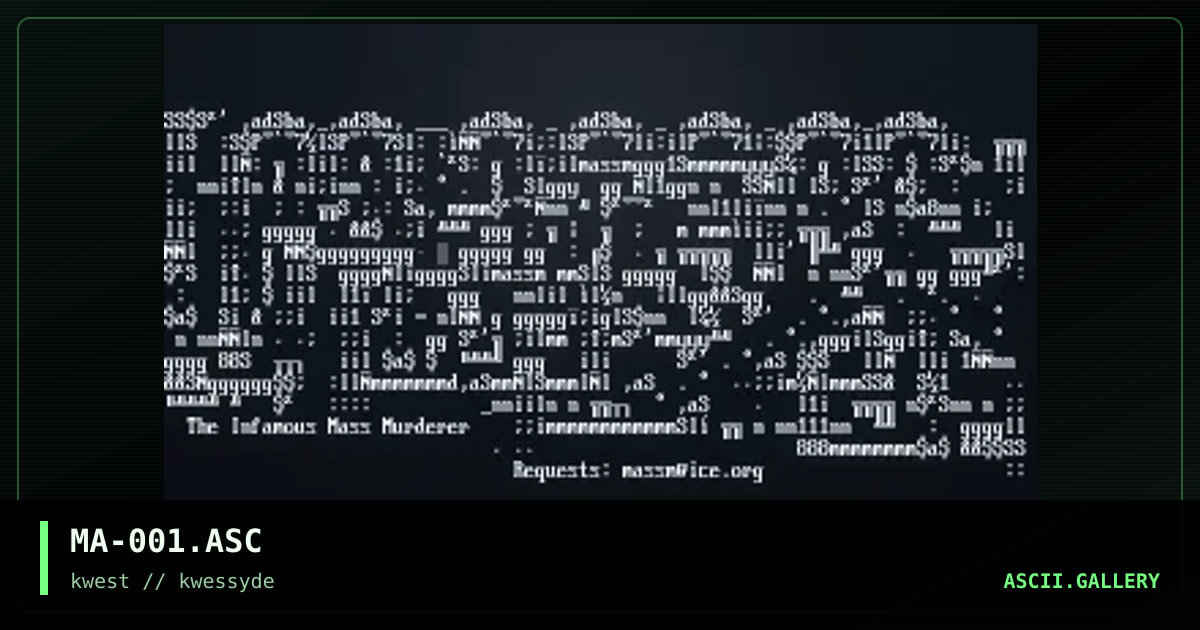 MA-001.ASC, by massm, 1997