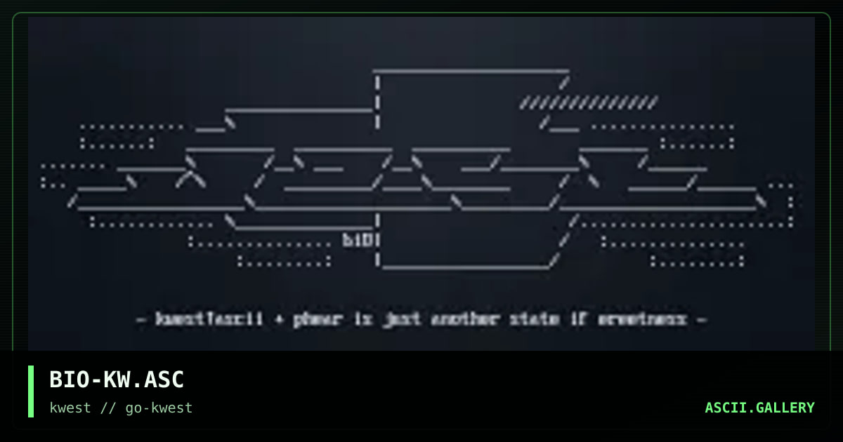 kWEST h0E! pROMO?, by biogenesis, 1997