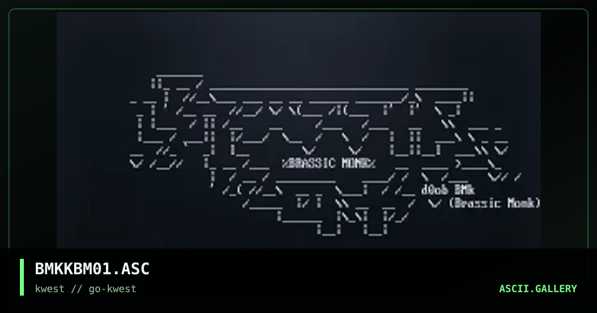 BMKKBM01.ASC, by brassic monk, 1997