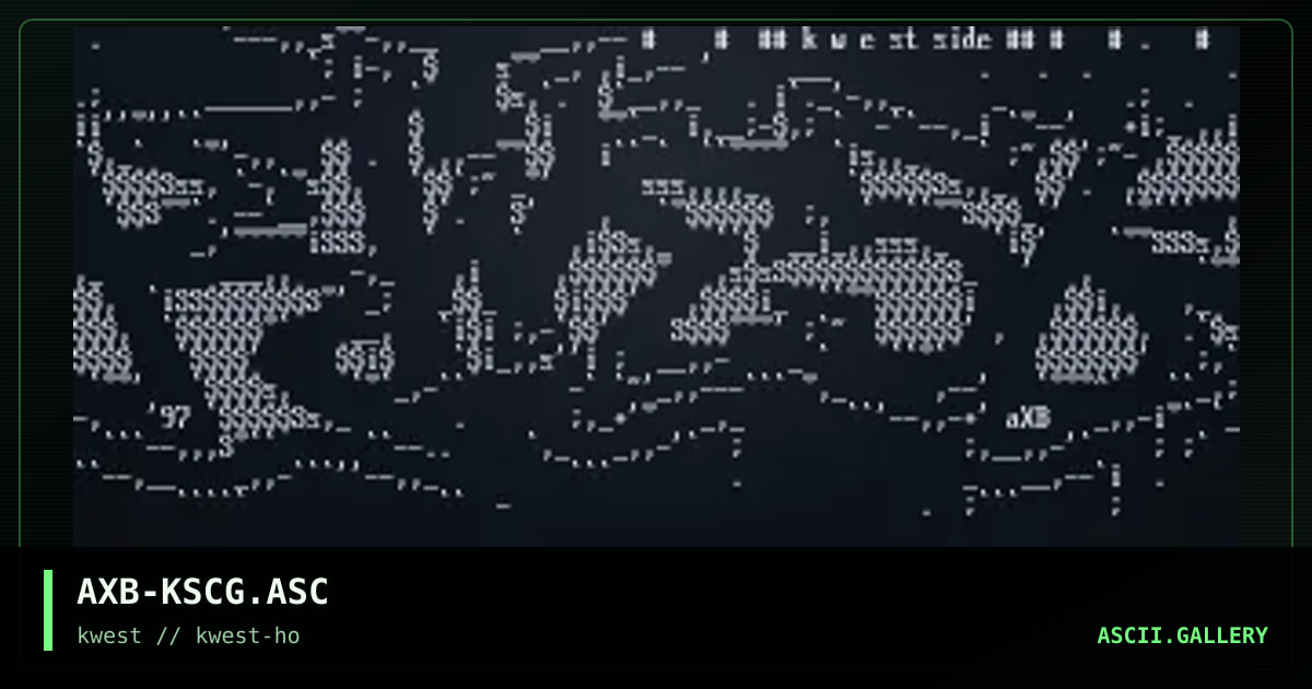 AXB-KSCG.ASC, by axb, 1997
