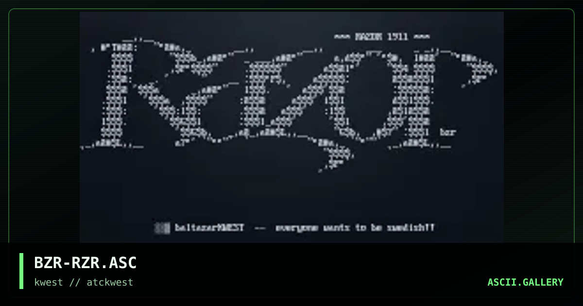 razor 1911, by baltazar, 1997