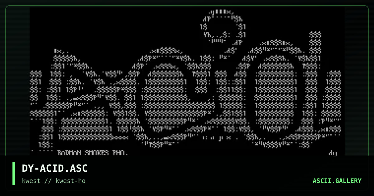 DY-ACID.ASC, by discyple, 1997