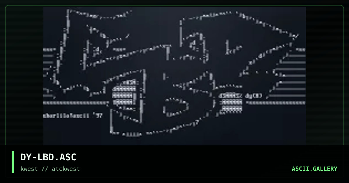 DY-LBD.ASC, by discyple, 1997