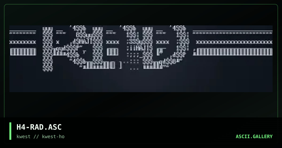 H4-RAD.ASC, by haji, 1997