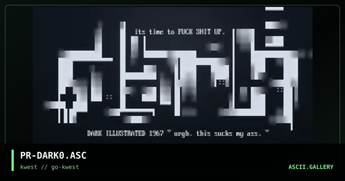PR-DARK0.ASC, by the prodigy, 1997