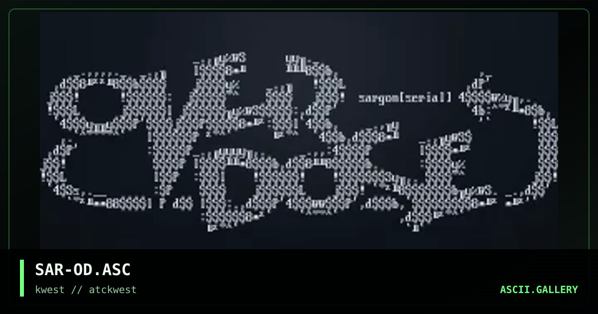 SAR-OD.ASC, by sargon, 1997