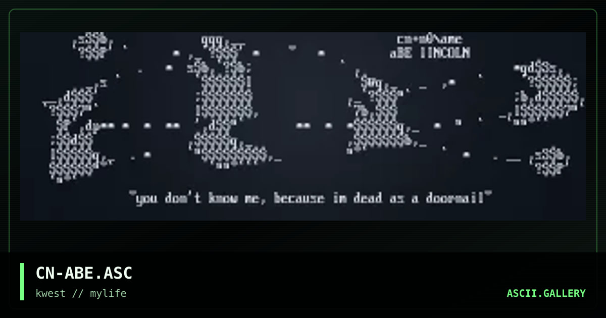 CN-ABE.ASC, by cain, 1997