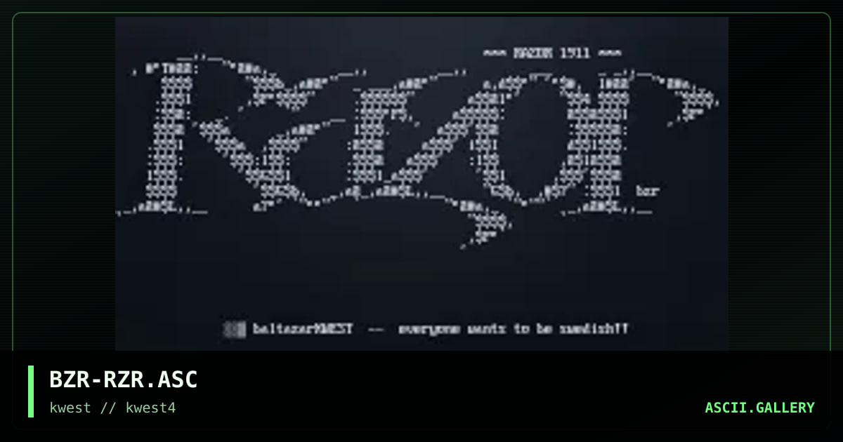 razor 1911, by baltazar, 1997