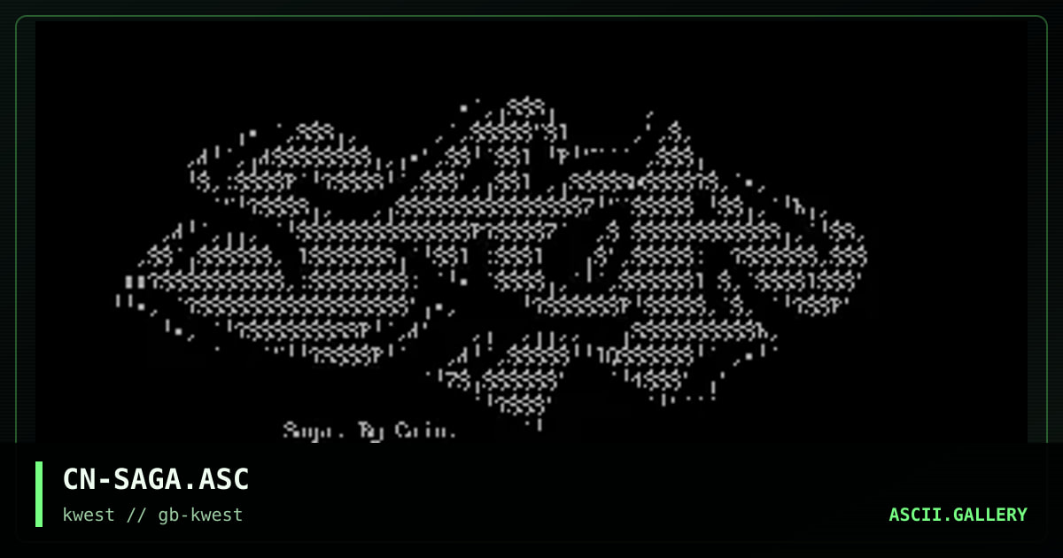 CN-SAGA.ASC, by cain, 1997