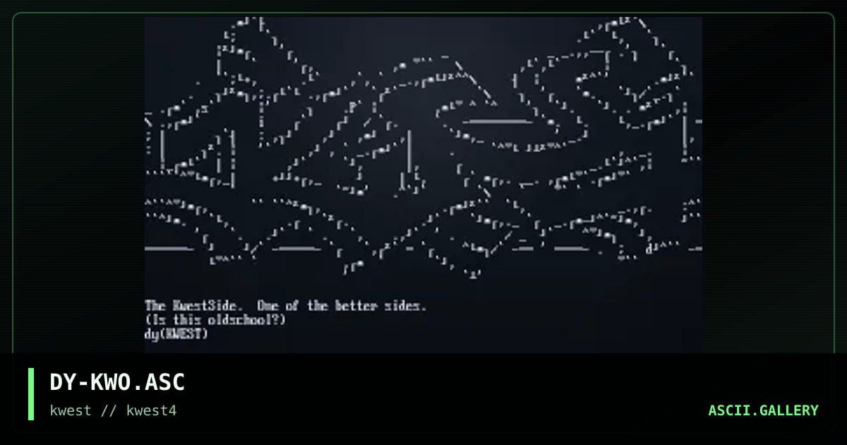 DY-KWO.ASC, by discyple, 1997