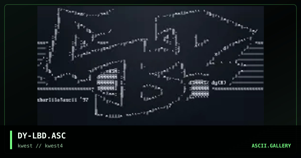 DY-LBD.ASC, by discyple, 1997
