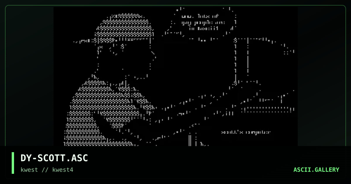 DY-SCOTT.ASC, by discyple, 1997
