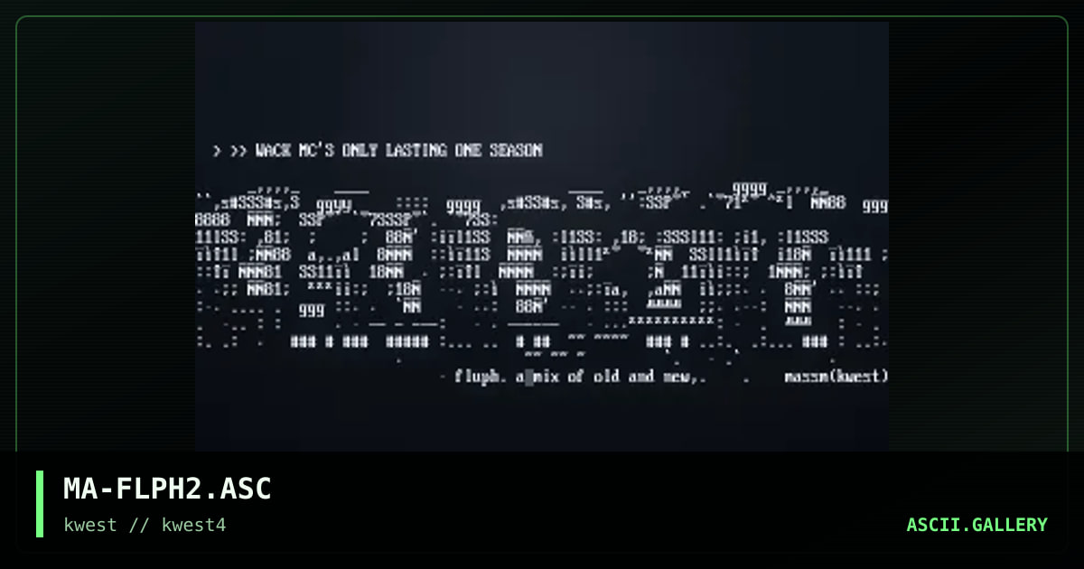 MA-FLPH2.ASC, by massm, 1997