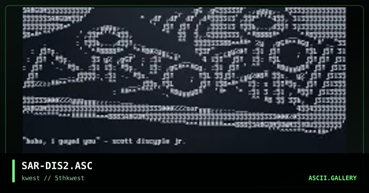 SAR-DIS2.ASC, by sargon, 1997