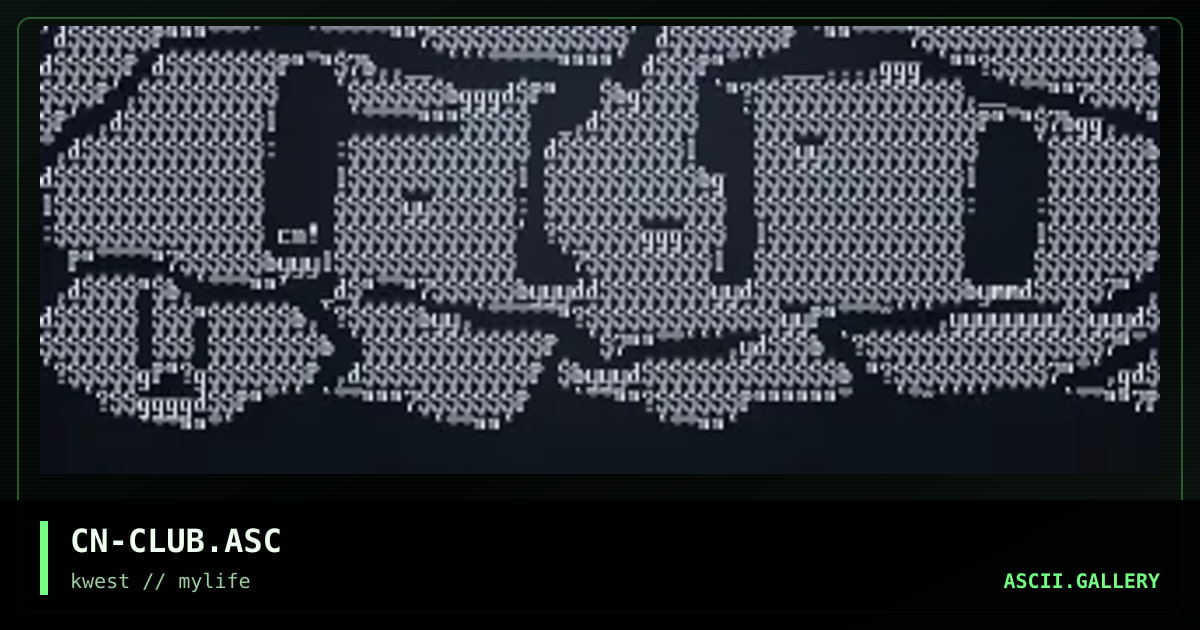 CN-CLUB.ASC, by cain, 1997