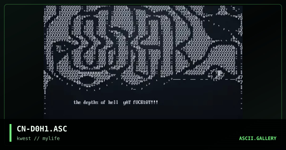 CN-D0H1.ASC, by cain, 1997